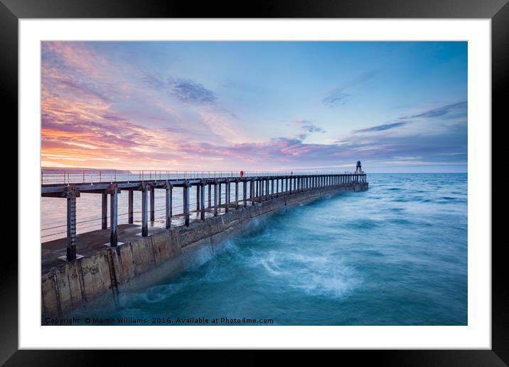 Whitby Galore Framed Mounted Print by Martin Williams