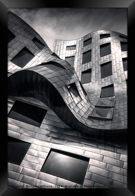The Lou Ruvo Center for Brain Health, officially t Framed Print by Martin Williams