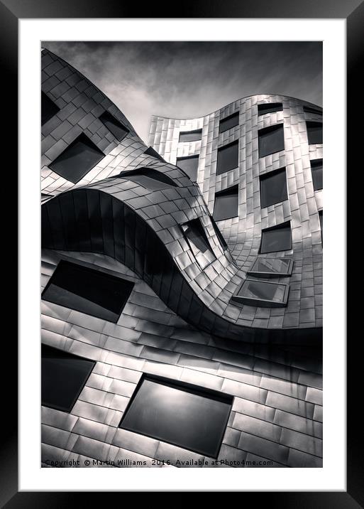 The Lou Ruvo Center for Brain Health, officially t Framed Mounted Print by Martin Williams