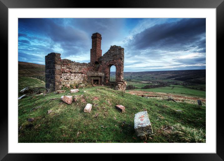 Iron Works - Rosedale Abbey Framed Mounted Print by Martin Williams