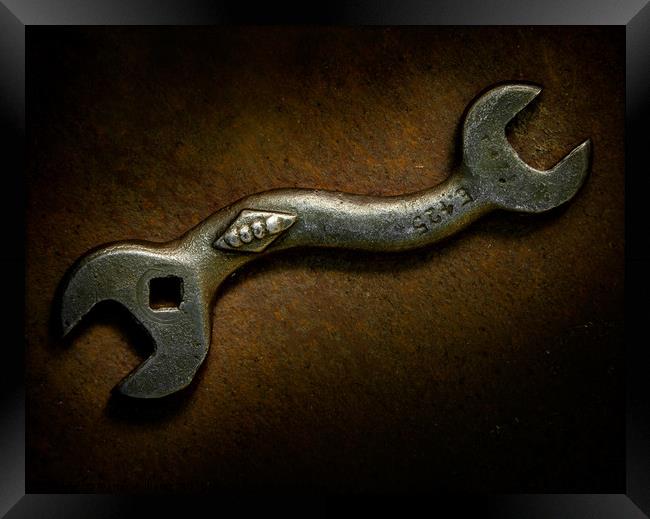 Bent Spanner Framed Print by Martin Williams