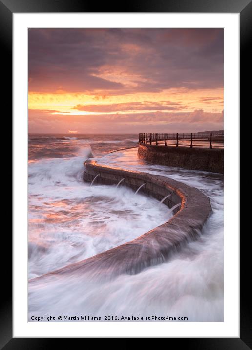 Scarborough Seas Framed Mounted Print by Martin Williams
