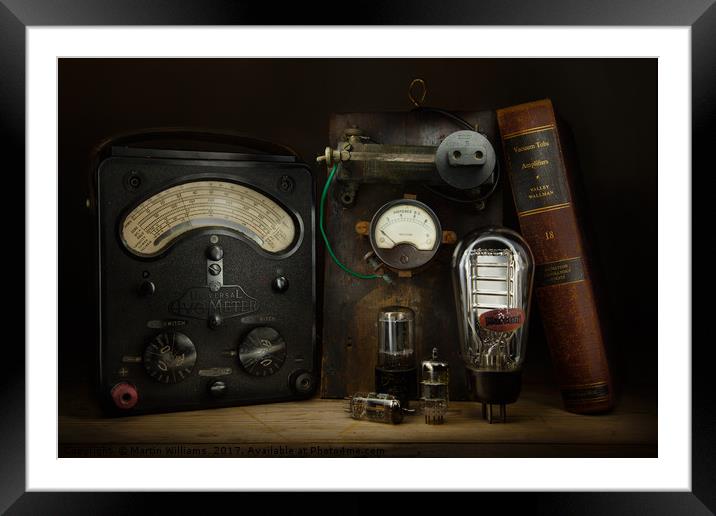 The Art of Electronics Framed Mounted Print by Martin Williams