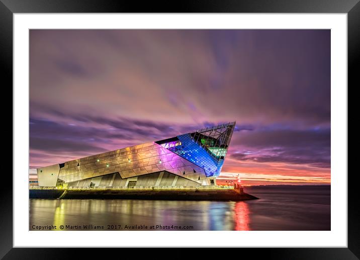 The Deep, Hull Framed Mounted Print by Martin Williams
