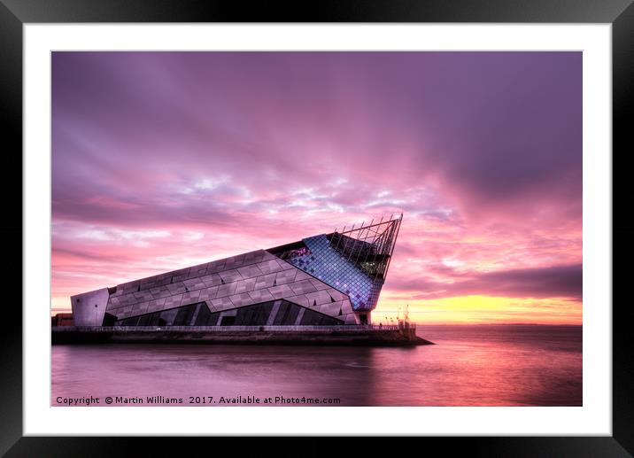 The Deep, Hull Framed Mounted Print by Martin Williams