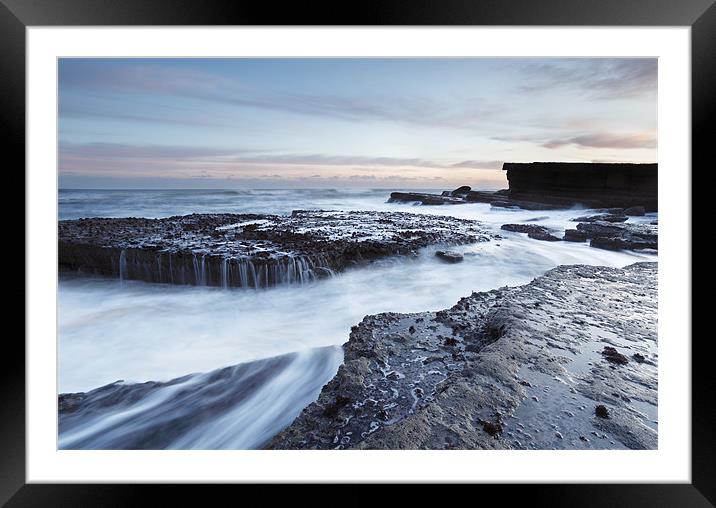 Flow Framed Mounted Print by Martin Williams