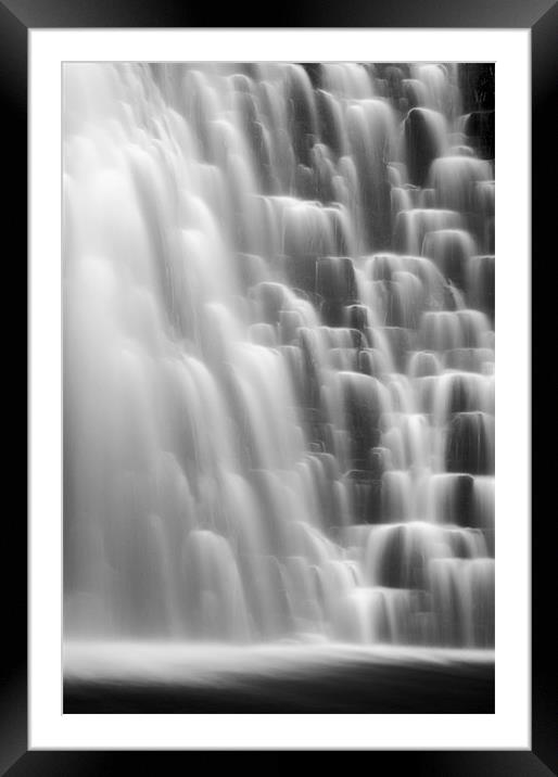 Falling Foss, North Yorkshire Framed Mounted Print by Martin Williams