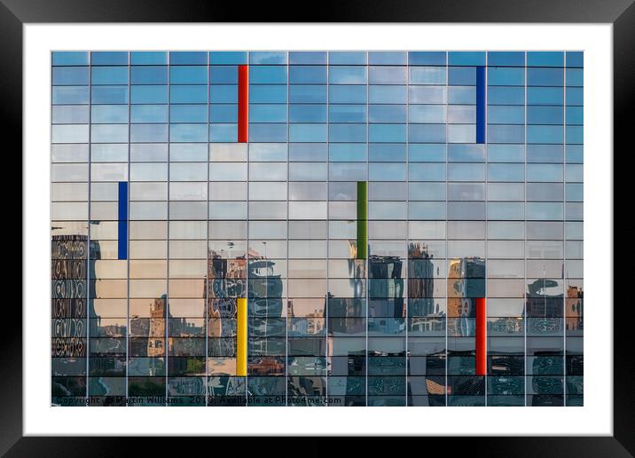 Reflections of Birmingham, Alabama Framed Mounted Print by Martin Williams