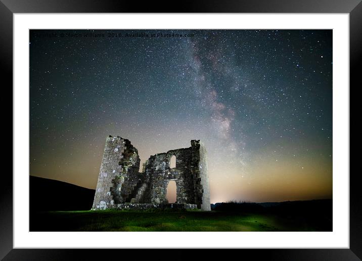 Milky Way over Skelton Tower on the North York Moo Framed Mounted Print by Martin Williams