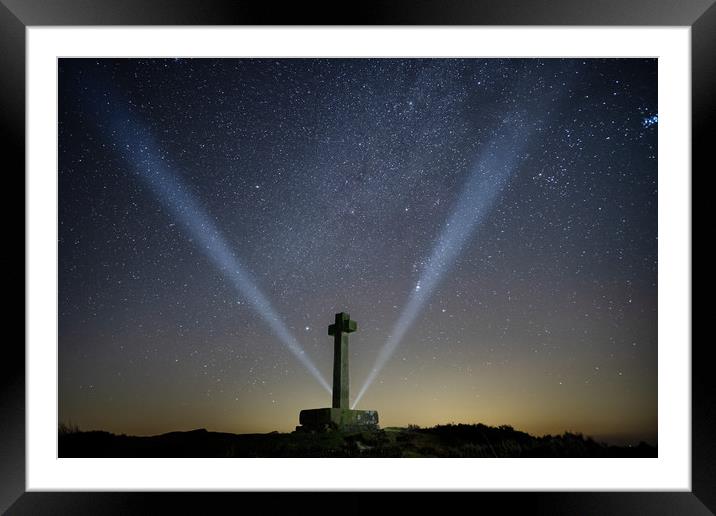 Heavens Above. Ana Cross, North York Moors Framed Mounted Print by Martin Williams