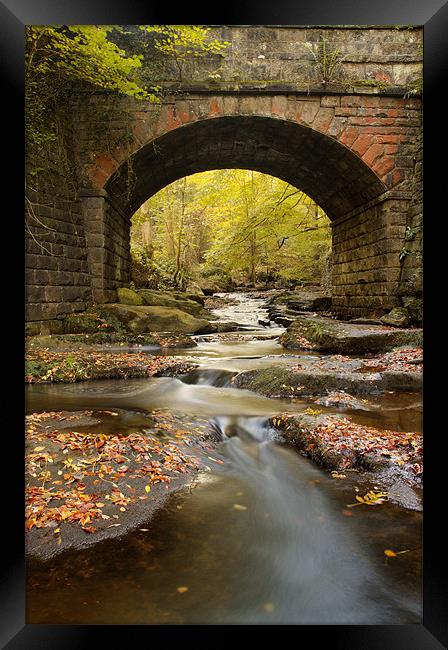 Bridge over May Beck Framed Print by Martin Williams
