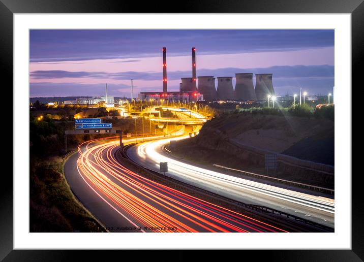 Ferrybridge Power Station Framed Mounted Print by Martin Williams