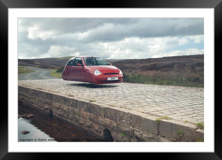 Hover Ka on the North York Moors Framed Mounted Print by Martin Williams