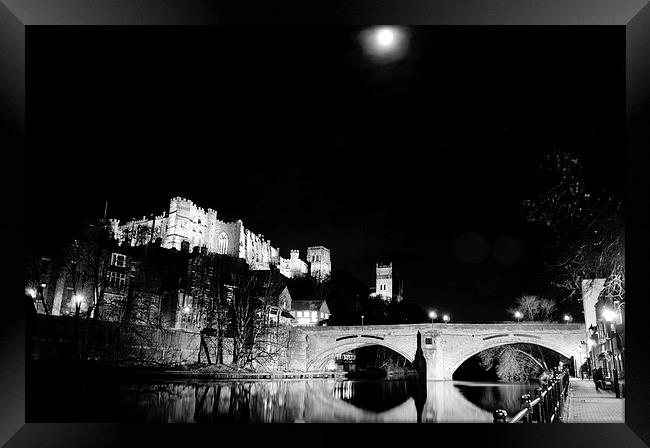 Durham Cathedral By Moonlight Framed Print by Paul Black