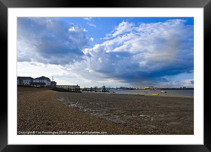 Gravesend Waterfront Framed Mounted Print by Tim Pennington