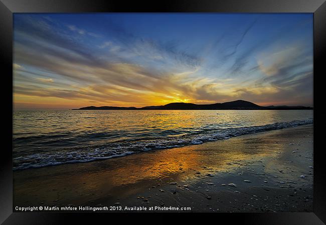 Sunset in Paradise Framed Print by mhfore Photography