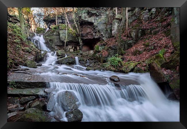 Bentley Brooke Water Falls Framed Print by mhfore Photography