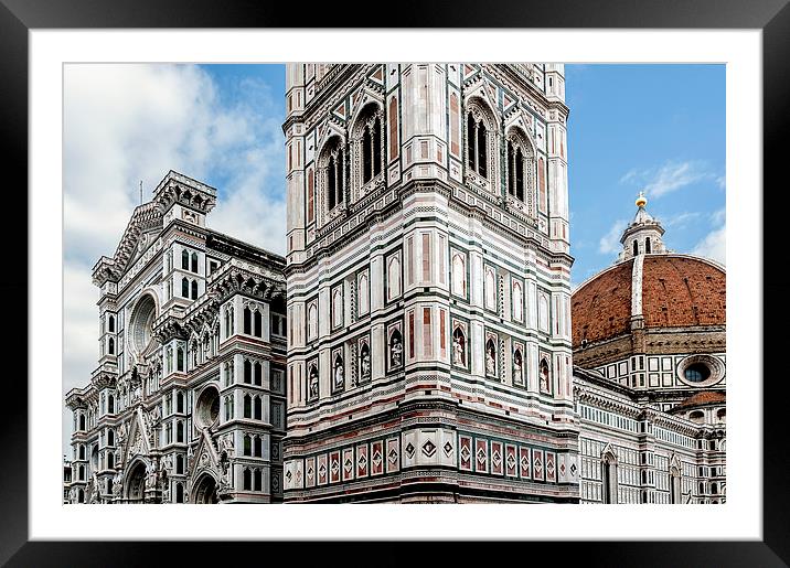 Giotto’s Campanile Framed Mounted Print by mhfore Photography
