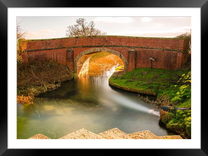 Pocklington Canal Framed Mounted Print by Jonathan Parkes