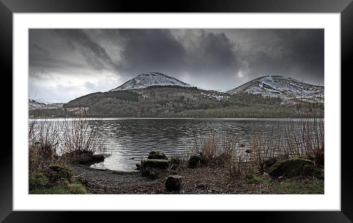 January on Loweswater Framed Mounted Print by Cheryl Quine