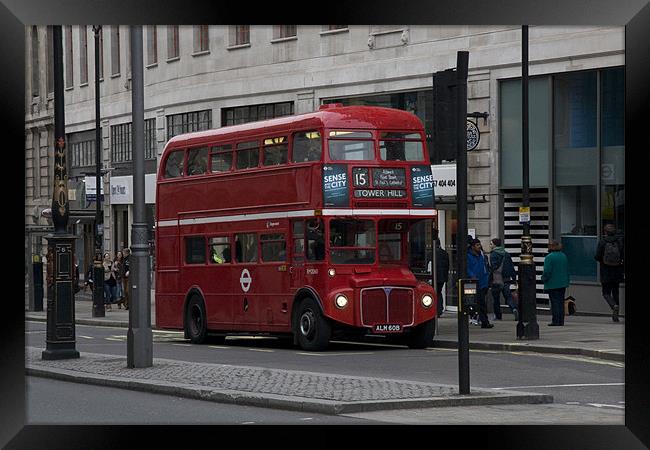 London Transport Routemaster Bus Framed Print by Chris Rixson