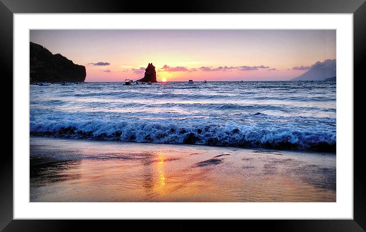 Italy_Sicily_Islands_Eolie_Vulcano Framed Mounted Print by Donatella Piccone