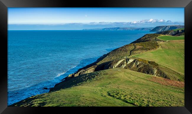 Mwnt, Ceredigion, Wales Framed Print by Mark Llewellyn