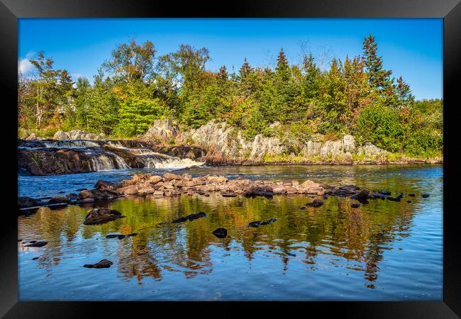 West River, Nova Scotia, Canada Framed Print by Mark Llewellyn