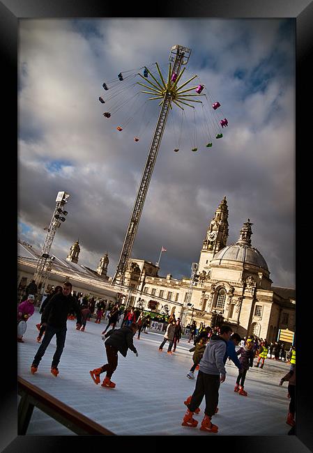 Cardiff Winter Wonderland Framed Print by Mark Llewellyn