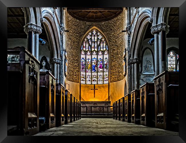 St Lawrence Church Hungerford Framed Print by Mark Llewellyn