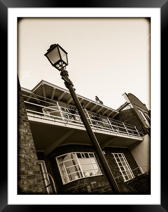 Art Deco House, Chester, England, UK Framed Mounted Print by Mark Llewellyn
