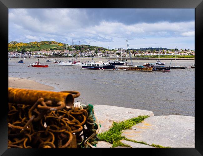 Conway Harbour, Wales, UK Framed Print by Mark Llewellyn