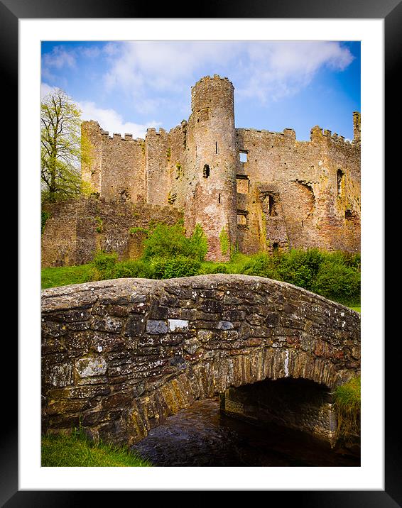 Laugharne Castle, Wales, UK Framed Mounted Print by Mark Llewellyn