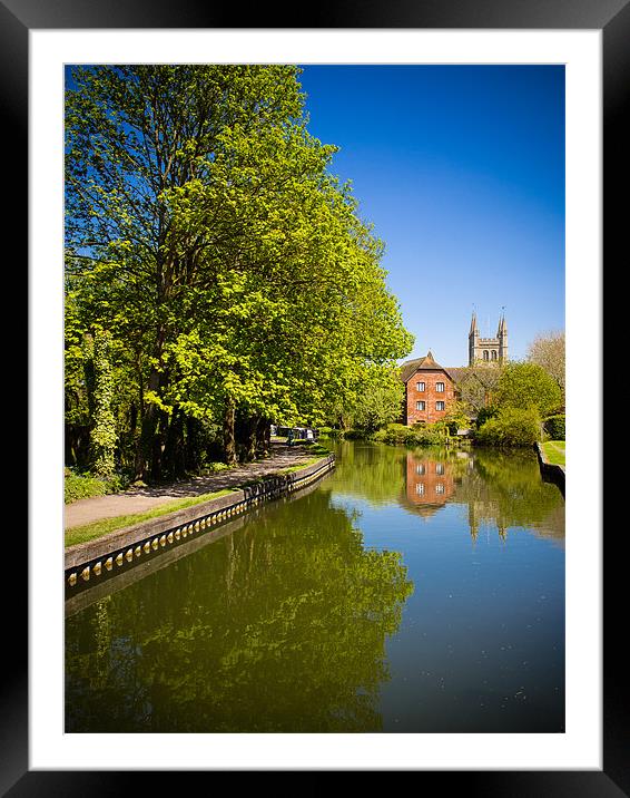 West Mills, Newbury, Berkshire, England, UK Framed Mounted Print by Mark Llewellyn