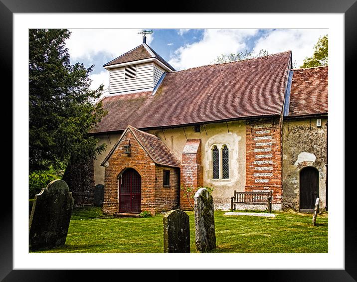 St James, Ashmansworth, Hampshire, England, UK Framed Mounted Print by Mark Llewellyn