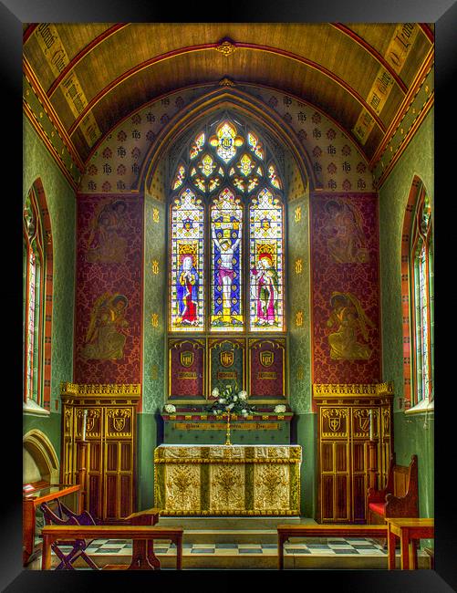 St Mary, Burghfield, Hampshire, England, UK Framed Print by Mark Llewellyn