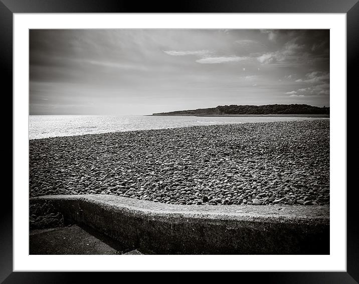 Cold Knap Sunset, Barry, Wales, UK Framed Mounted Print by Mark Llewellyn