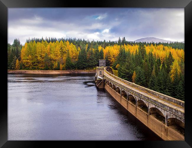 Laggan Dam, Scotland, UK Framed Print by Mark Llewellyn