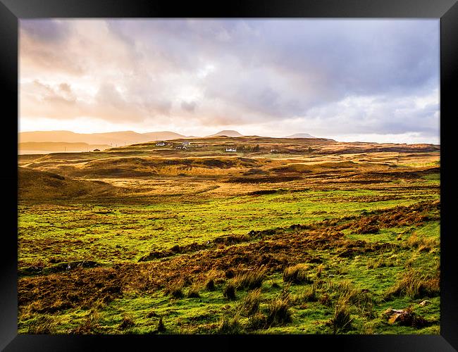 Isle of Skye Landscape, Scotland, UK Framed Print by Mark Llewellyn