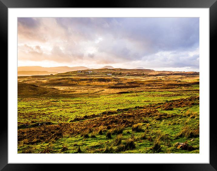 Isle of Skye Landscape, Scotland, UK Framed Mounted Print by Mark Llewellyn