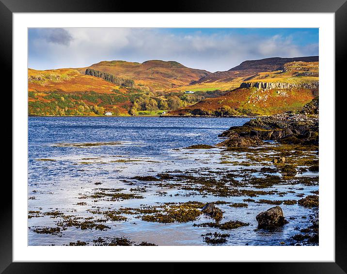Skye Seascape, Scotland, UK Framed Mounted Print by Mark Llewellyn