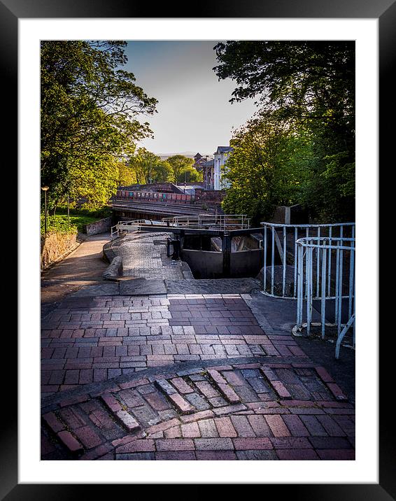 Chester Canal, England, UK Framed Mounted Print by Mark Llewellyn
