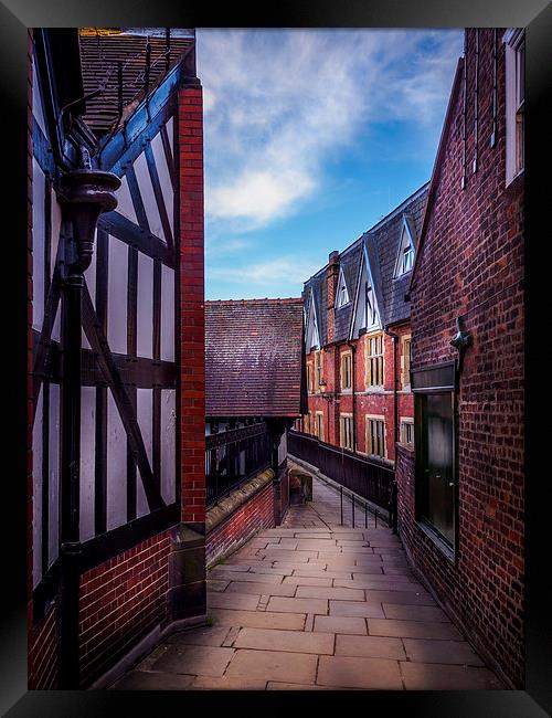 Chester City Walk, England, UK Framed Print by Mark Llewellyn