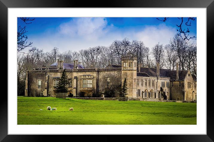 Lacock Abbey, Wiltshire, England, UK Framed Mounted Print by Mark Llewellyn