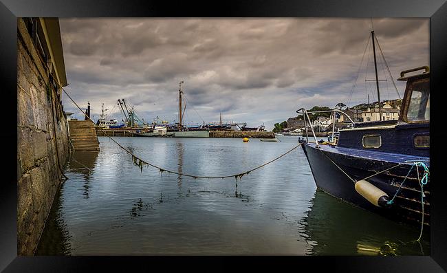 Brixham Harbour, England, UK Framed Print by Mark Llewellyn