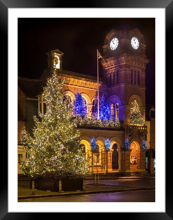 Town Hall, Hungerford, Berkshire, England, UK Framed Mounted Print by Mark Llewellyn