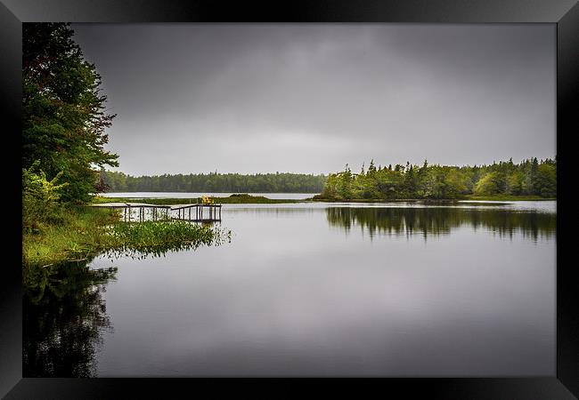 Sisters Lake, Yarmouth, Nova Scotia, Canada Framed Print by Mark Llewellyn