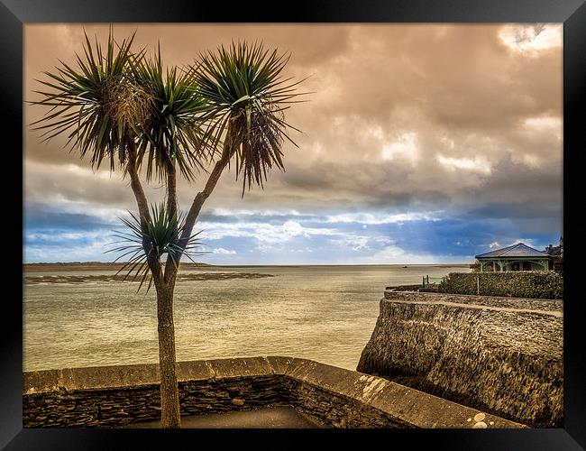 Storm Clouds over Aberdovey, Gwynedd, Wales, UK Framed Print by Mark Llewellyn