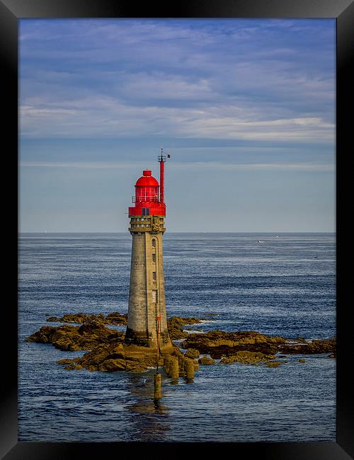 St Malo Lighthouse, St Malo, France Framed Print by Mark Llewellyn