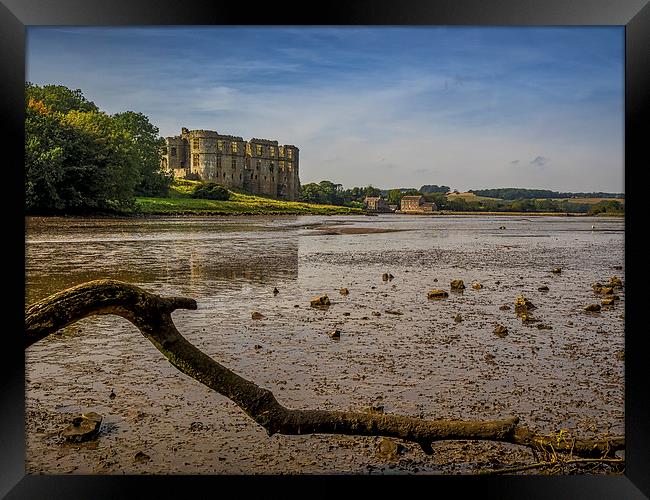 River Carew Estuary, Pembrokeshire, Wales, UK Framed Print by Mark Llewellyn